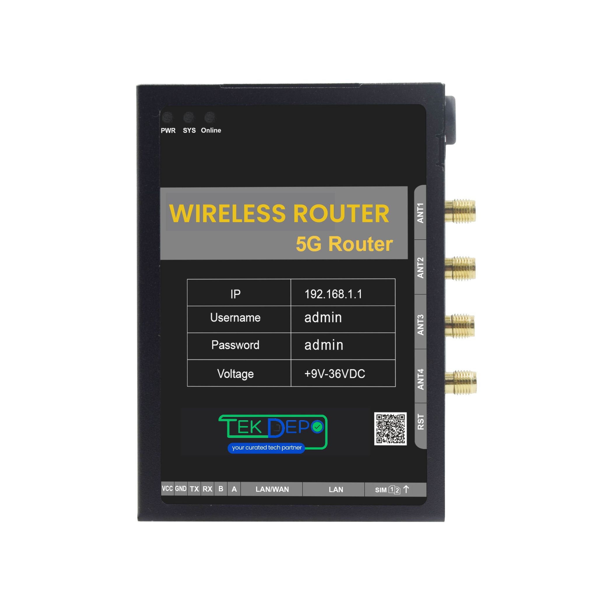 5G WiFi Router with SIM Card Slot